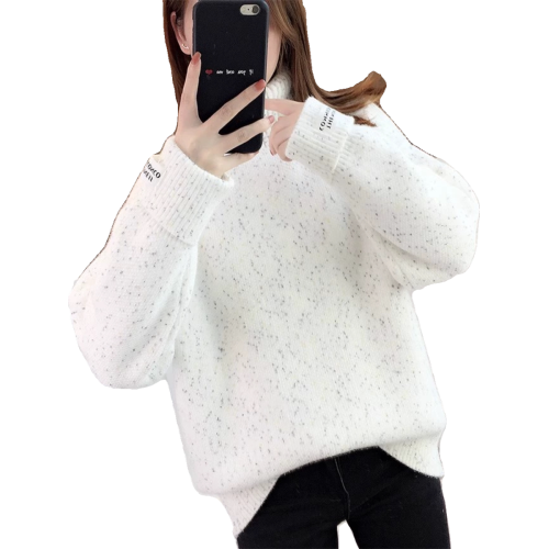 2026年新款爆女士慵懶風雪尼爾高領毛衣女秋冬套頭加厚寬鬆打底衫 2026年新款爆女士慵懶風雪尼爾高領毛衣女秋冬套頭加厚寬鬆打底衫