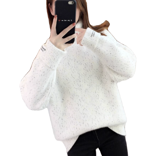 2025年新款爆女士慵懶風雪尼爾高領毛衣女秋冬套頭加厚寬松打底衫 2025年新款爆女士慵懶風雪尼爾高領毛衣女秋冬套頭加厚寬松打底衫