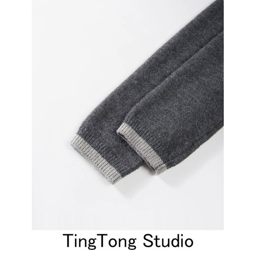 學院風POLO領假兩件毛衣外套女秋冬新款復古氣質減齡短款針織開衫 學院風POLO領假兩件毛衣外套女秋冬新款復古氣質減齡短款針織開衫