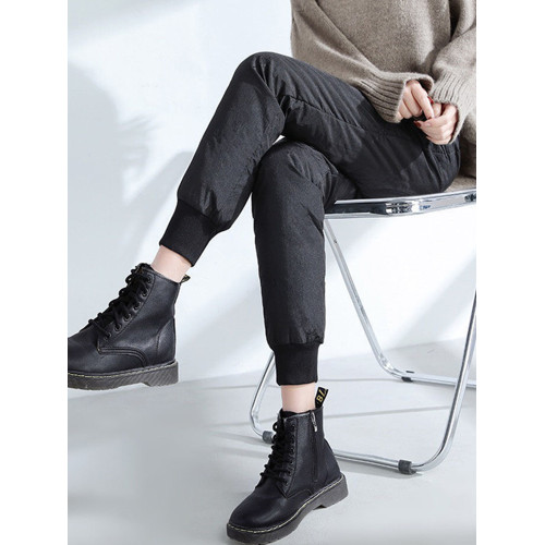 羽絨棉褲女外穿2025秋冬新款韓版高腰加厚褲子寬松顯瘦時尚棉褲女 羽絨棉褲女外穿2025秋冬新款韓版高腰加厚褲子寬松顯瘦時尚棉褲女