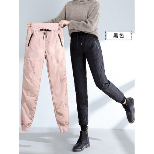 羽絨棉褲女外穿2025秋冬新款韓版高腰加厚褲子寬松顯瘦時尚棉褲女 羽絨棉褲女外穿2025秋冬新款韓版高腰加厚褲子寬松顯瘦時尚棉褲女