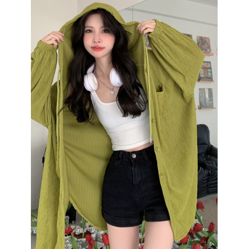 大碼防曬衣女夏季新款胖mm2-300斤寬松設計感小衆外搭開衫薄外套