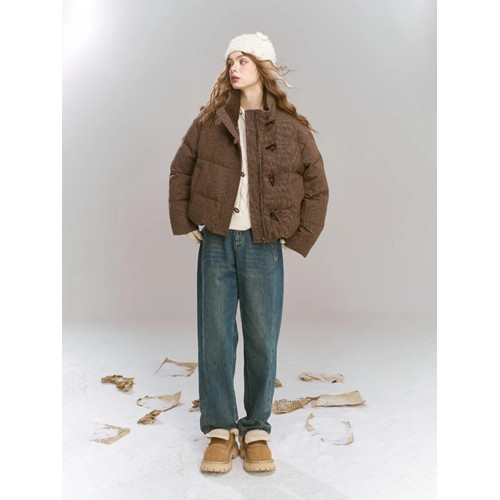 妖精的時尚短款2025冬季新款羽絨服休閒棉服秋冬女羽絨服顯瘦加厚 妖精的時尚短款2025冬季新款羽絨服休閒棉服秋冬女羽絨服顯瘦加厚