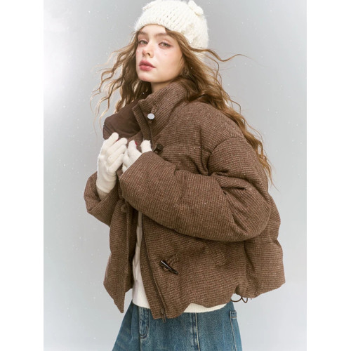 妖精的時尚短款2025冬季新款羽絨服休閒棉服秋冬女羽絨服顯瘦加厚 妖精的時尚短款2025冬季新款羽絨服休閒棉服秋冬女羽絨服顯瘦加厚