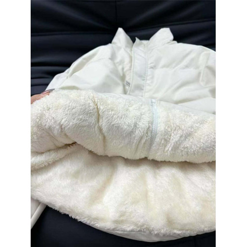 東北零下40度防寒保暖羊羔絨外套羽絨服女冬季加絨加厚短款麵包服