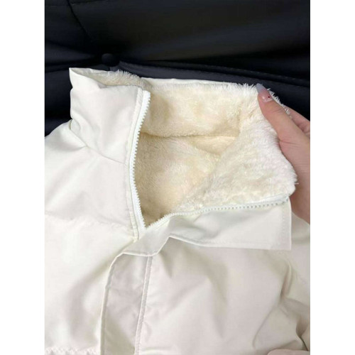 東北零下40度防寒保暖羊羔絨外套羽絨服女冬季加絨加厚短款麵包服