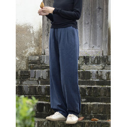 棉麻棉褲2025新款文藝顯瘦休閒長褲加厚夾棉燈籠褲女冬外穿保暖褲