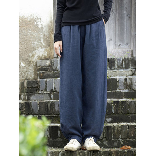 棉麻棉褲2025新款文藝顯瘦休閒長褲加厚夾棉燈籠褲女冬外穿保暖褲 棉麻棉褲2025新款文藝顯瘦休閒長褲加厚夾棉燈籠褲女冬外穿保暖褲