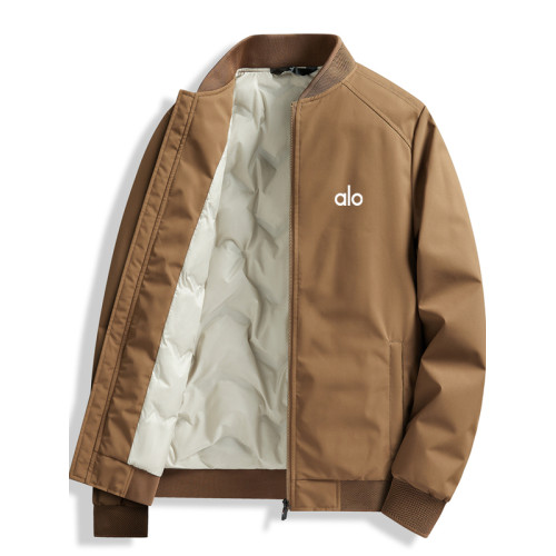 alo男士羽絨服秋冬季加厚時尚短款夾克寬松冬裝上衣潮棒球服外套 alo男士羽絨服秋冬季加厚時尚短款夾克寬松冬裝上衣潮棒球服外套