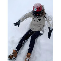 東北零下40度中長款羽絨服男女情侶厚工裝防寒冬天哈爾濱旅遊外套