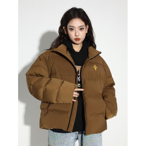 DICETINY 基礎綉花羽絨服男潮牌立領加厚保暖外套情侶麵包服 DICETINY 基礎綉花羽絨服男潮牌立領加厚保暖外套情侶麵包服