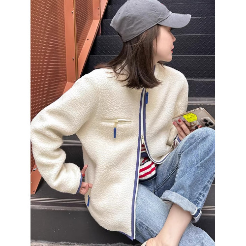 小個子搖粒絨衛衣外套女春秋季2025新款高級感加厚羊羔毛開衫棉服 小個子搖粒絨衛衣外套女春秋季2025新款高級感加厚羊羔毛開衫棉服