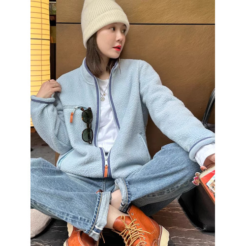 小個子搖粒絨衛衣外套女春秋季2025新款高級感加厚羊羔毛開衫棉服 小個子搖粒絨衛衣外套女春秋季2025新款高級感加厚羊羔毛開衫棉服