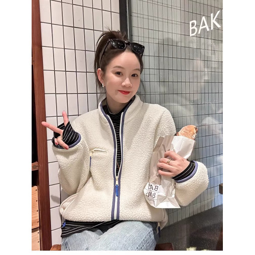 小個子搖粒絨衛衣外套女春秋季2025新款高級感加厚羊羔毛開衫棉服 小個子搖粒絨衛衣外套女春秋季2025新款高級感加厚羊羔毛開衫棉服