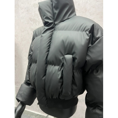 黑色短寬boxy羽絨棉服男冬季韓系穿搭立領夾棉外套加厚保暖麵包服 黑色短寬boxy羽絨棉服男冬季韓系穿搭立領夾棉外套加厚保暖麵包服