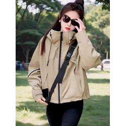 短款夾棉衣輕薄棉服厚外套女秋冬2025新款爆款小個子二棉襖沖鋒衣