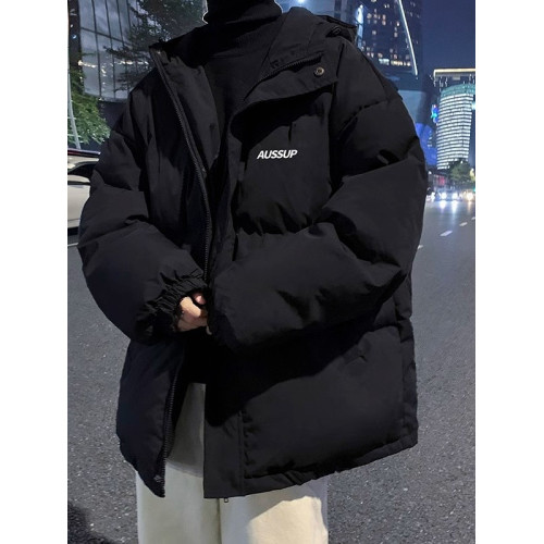 羽絨服男冬寬松加厚保暖大碼冬裝百搭潮牌棉襖國潮學生連帽麵包服 羽絨服男冬寬松加厚保暖大碼冬裝百搭潮牌棉襖國潮學生連帽麵包服