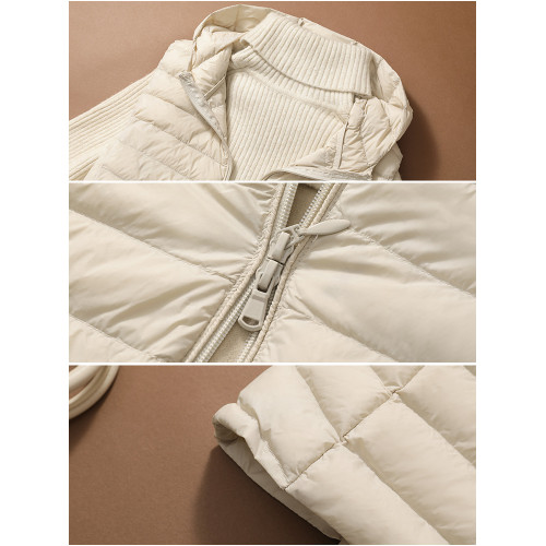 反季秋冬戴帽輕薄款羽絨馬甲女中長款修身大碼運動羽絨服內膽背心 反季秋冬戴帽輕薄款羽絨馬甲女中長款修身大碼運動羽絨服內膽背心