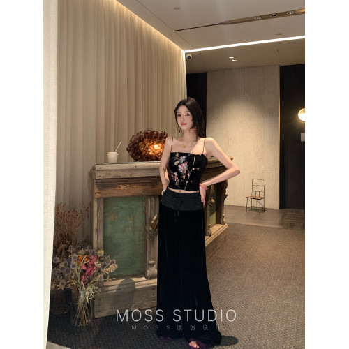 MOSS STUDIO【海棠綴雪】新中式重工珠綉100%桑蠶絲羽絨服外套女