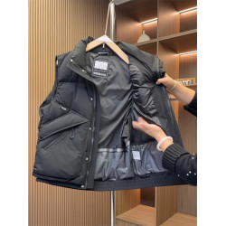 冬季新款加厚保暖立領羽絨馬甲外套男士潮流時尚百搭休閒坎肩背心