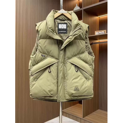 冬季新款加厚保暖立領羽絨馬甲外套男士潮流時尚百搭休閒坎肩背心 冬季新款加厚保暖立領羽絨馬甲外套男士潮流時尚百搭休閒坎肩背心