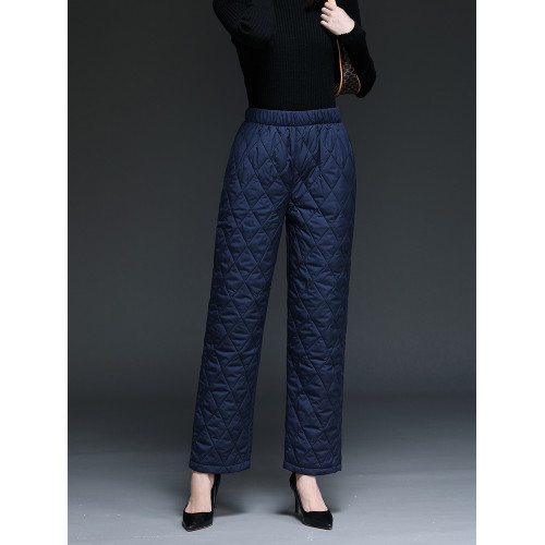 冬季羽絨棉褲加厚中老年寬松外穿顯瘦高腰百搭直筒媽媽褲棉褲女 冬季羽絨棉褲加厚中老年寬松外穿顯瘦高腰百搭直筒媽媽褲棉褲女