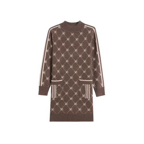 毛衣女款2025新款秋冬外穿中長款半高領加厚寬松遮屁股針織打底衫