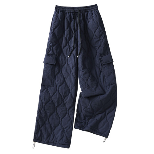 戶外抗寒保暖棉褲女冬季夾棉松緊腰休閒工裝濶腿褲沖鋒休閒長褲子 戶外抗寒保暖棉褲女冬季夾棉松緊腰休閒工裝濶腿褲沖鋒休閒長褲子