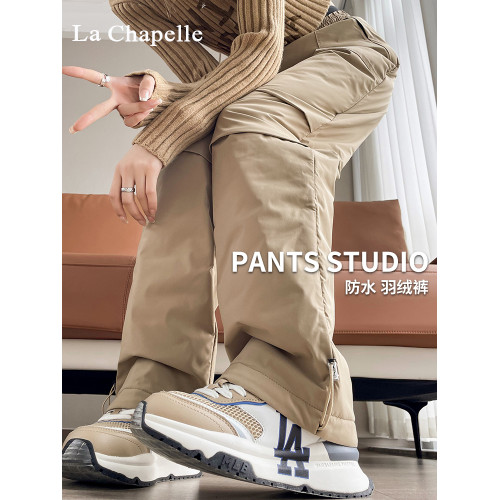 拉夏貝爾工裝羽絨褲女外穿冬季東北零下40度直筒洋氣防風保暖棉褲 拉夏貝爾工裝羽絨褲女外穿冬季東北零下40度直筒洋氣防風保暖棉褲