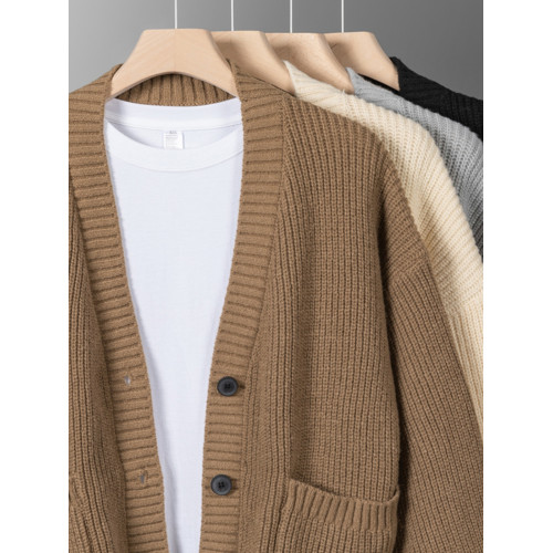 慵懶復古風!男女秋冬季情侶裝美式開衫毛衣休閒百搭針織衫上衣 慵懶復古風!男女秋冬季情侶裝美式開衫毛衣休閒百搭針織衫上衣