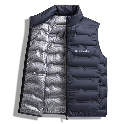 哥倫秋冬羽絨馬甲男女石墨烯保暖坎肩大碼背心輕薄情侶馬夾外套 哥倫秋冬羽絨馬甲男女石墨烯保暖坎肩大碼背心輕薄情侶馬夾外套