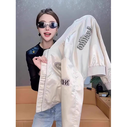 美式刺綉短款棒球服外套女春秋季2025新款小個子女士飛行夾克上衣 美式刺綉短款棒球服外套女春秋季2025新款小個子女士飛行夾克上衣