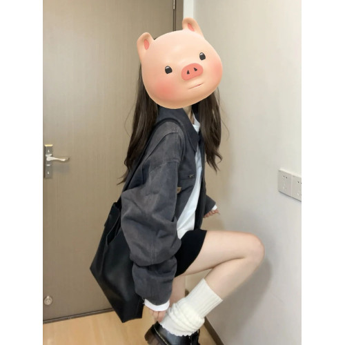 韓系工裝棒球服外套女秋季2025新款設計感小衆拉鍊開衫夾克上衣潮 韓系工裝棒球服外套女秋季2025新款設計感小衆拉鍊開衫夾克上衣潮