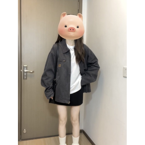 韓系工裝棒球服外套女秋季2025新款設計感小衆拉鍊開衫夾克上衣潮 韓系工裝棒球服外套女秋季2025新款設計感小衆拉鍊開衫夾克上衣潮