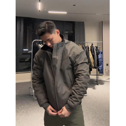 GTAL美式無帽立領沖鋒衣男秋冬加棉加厚外套飛行員夾克高級感棉衣 GTAL美式無帽立領沖鋒衣男秋冬加棉加厚外套飛行員夾克高級感棉衣