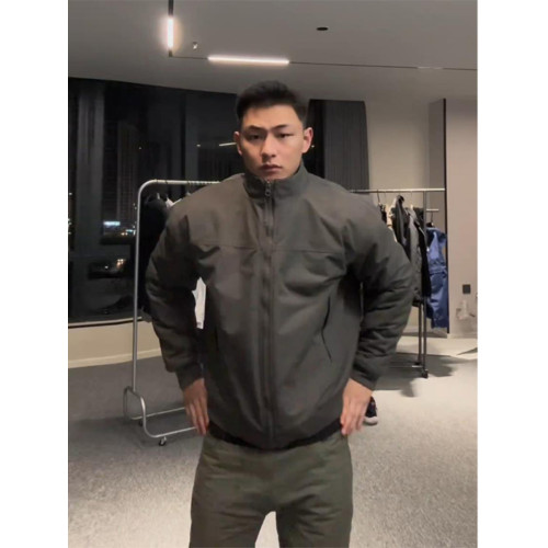 GTAL美式無帽立領沖鋒衣男秋冬加棉加厚外套飛行員夾克高級感棉衣 GTAL美式無帽立領沖鋒衣男秋冬加棉加厚外套飛行員夾克高級感棉衣