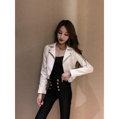 150小個子pu皮外套女春秋155百搭氣質西裝領短款皮衣機車夾克XS碼 150小個子pu皮外套女春秋155百搭氣質西裝領短款皮衣機車夾克XS碼