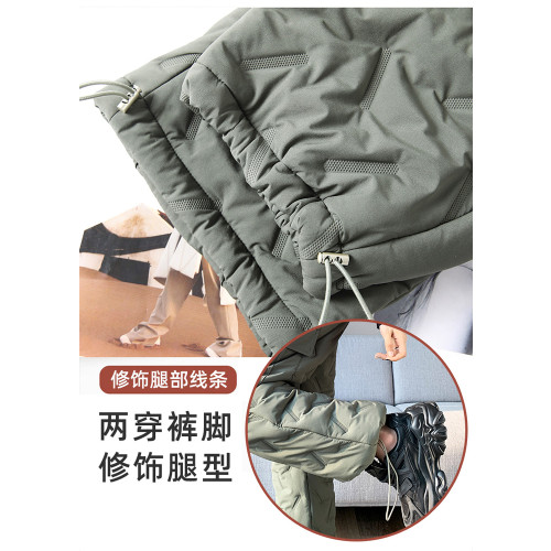 工裝羽絨棉褲女冬季外穿2025新款加厚零下40度防風防寒褲子直筒褲 工裝羽絨棉褲女冬季外穿2025新款加厚零下40度防風防寒褲子直筒褲