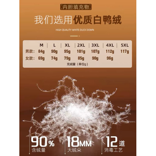 稻草人沖鋒衣羽絨服女款冬季三合一可拆卸羽絨內膽防風防水外套男 稻草人沖鋒衣羽絨服女款冬季三合一可拆卸羽絨內膽防風防水外套男