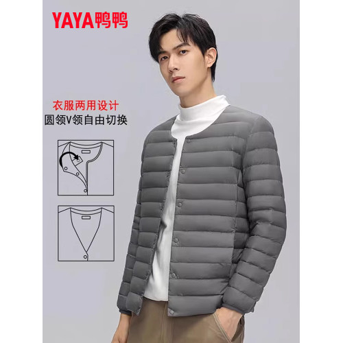 鴨鴨輕薄薄款內膽羽絨服男2025年冬季新款輕型短款保暖運動外套 鴨鴨輕薄薄款內膽羽絨服男2025年冬季新款輕型短款保暖運動外套