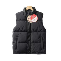 匈牙利鵞絨  石墨烯保暖男士立領羽絨服秋冬馬甲防風防水背心外套