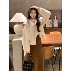 畱洋千金小香風短款毛呢外套女秋冬氣質名媛高級感輕熟風呢子大衣
