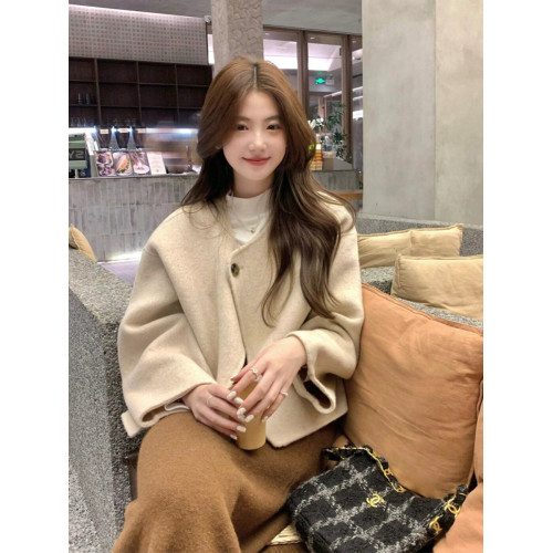 畱洋千金小香風短款毛呢外套女秋冬氣質名媛高級感輕熟風呢子大衣 畱洋千金小香風短款毛呢外套女秋冬氣質名媛高級感輕熟風呢子大衣