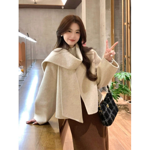 畱洋千金小香風短款毛呢外套女秋冬氣質名媛高級感輕熟風呢子大衣 畱洋千金小香風短款毛呢外套女秋冬氣質名媛高級感輕熟風呢子大衣