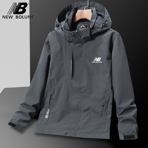 2024春秋季戶外休閒運動防風防水沖鋒衣新款可拆卸帽夾克外套男女 2024春秋季戶外休閒運動防風防水沖鋒衣新款可拆卸帽夾克外套男女