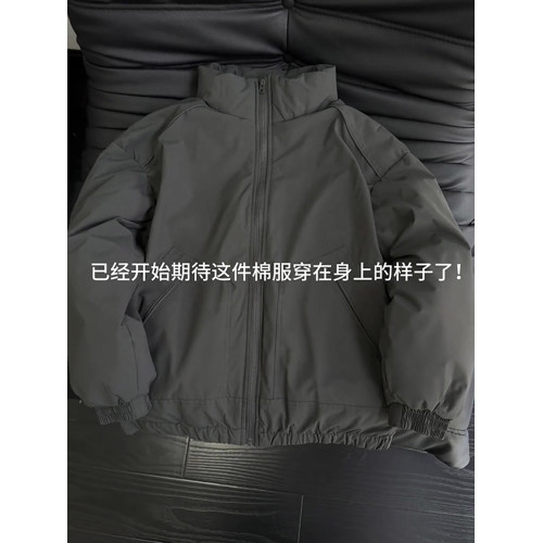 美式cleanfit短款羽絨服外套男冬季加厚boxy立領三防飛行夾克棉服 美式cleanfit短款羽絨服外套男冬季加厚boxy立領三防飛行夾克棉服