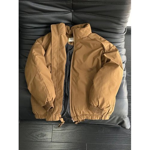 美式cleanfit短款羽絨服外套男冬季加厚boxy立領三防飛行夾克棉服 美式cleanfit短款羽絨服外套男冬季加厚boxy立領三防飛行夾克棉服