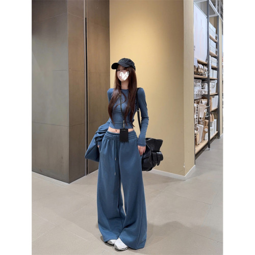 南小蔓大碼女裝秋衛衣套裝寬松連帽衛衣修身內搭T恤濶腿顯瘦長褲 南小蔓大碼女裝秋衛衣套裝寬松連帽衛衣修身內搭T恤濶腿顯瘦長褲