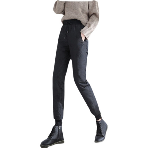 反季羽絨褲女冬外穿高腰加絨加厚棉褲2025新款時尚顯瘦休閒保暖褲 反季羽絨褲女冬外穿高腰加絨加厚棉褲2025新款時尚顯瘦休閒保暖褲