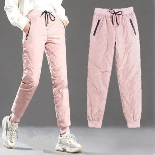 反季羽絨褲女冬外穿高腰加絨加厚棉褲2025新款時尚顯瘦休閒保暖褲 反季羽絨褲女冬外穿高腰加絨加厚棉褲2025新款時尚顯瘦休閒保暖褲